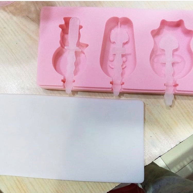 Silicone Popsicle Molds, Set Of 3 Cartoon Ice Pop Maker, Ice Cream Mold Silicone Popsicle Molds, Set Of 3 Cartoon Ice Pop Maker, Ice Cream Mold